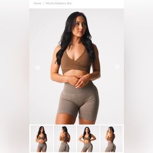 NVGTYN Sports Bra - Mocha radiance